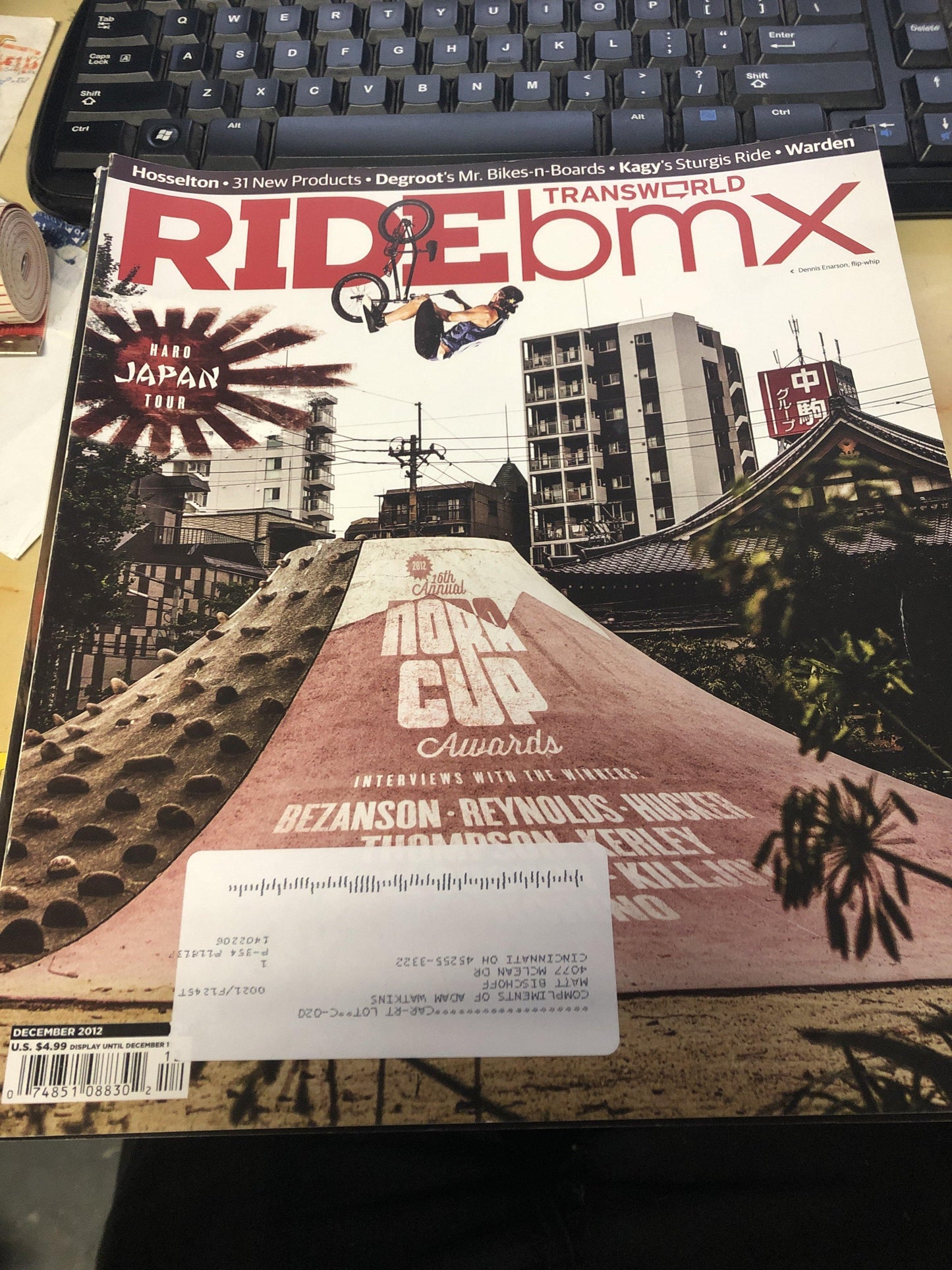 Ride BMX Magazine back issues 2012 - POWERS BMX