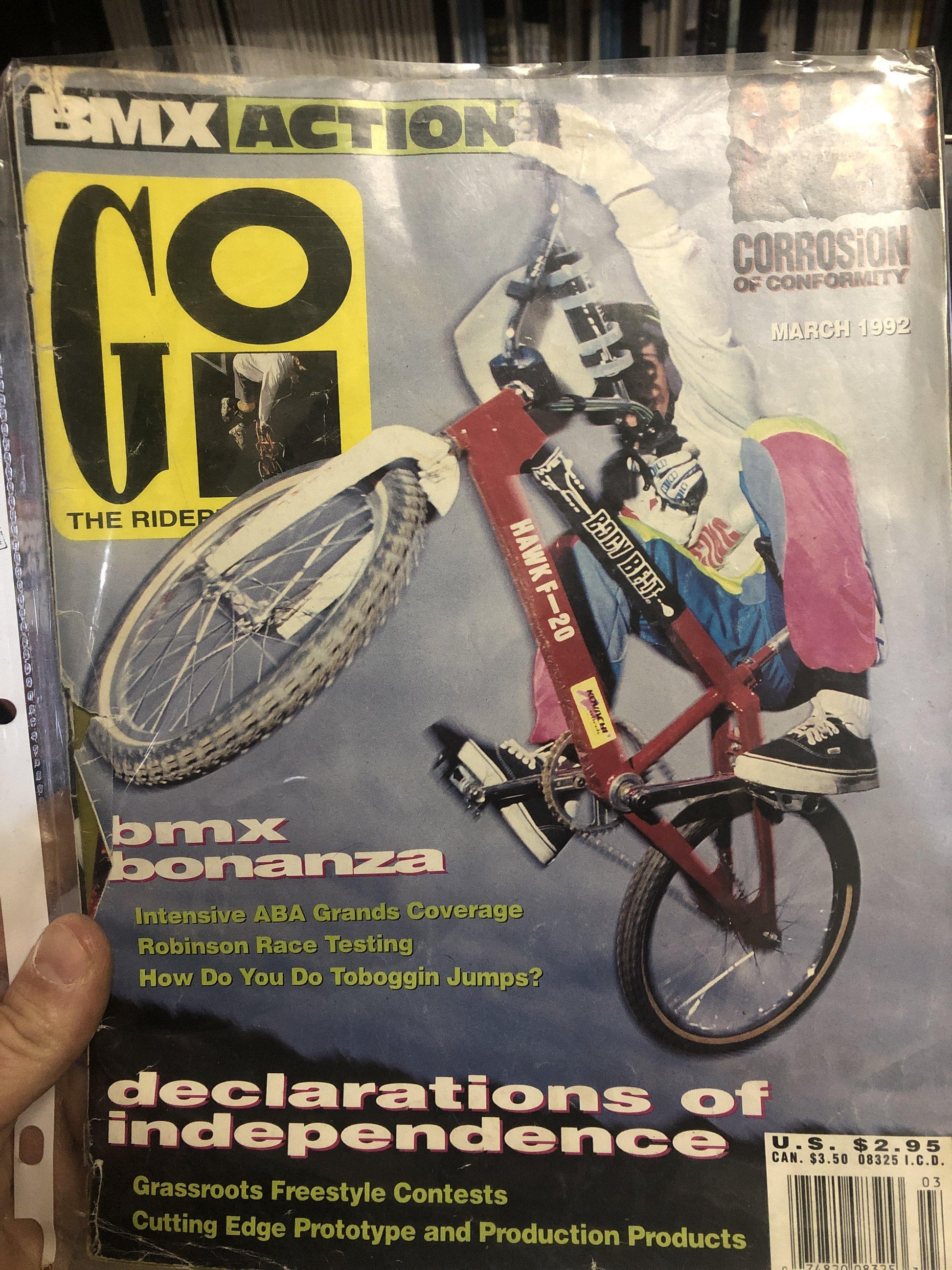 Go bmx magazine 1992 back issues - POWERS BMX