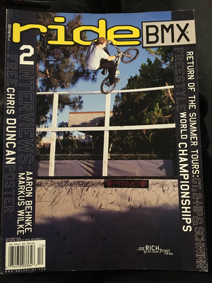 Ride BMX Magazine back issues 2000 - POWERS BMX