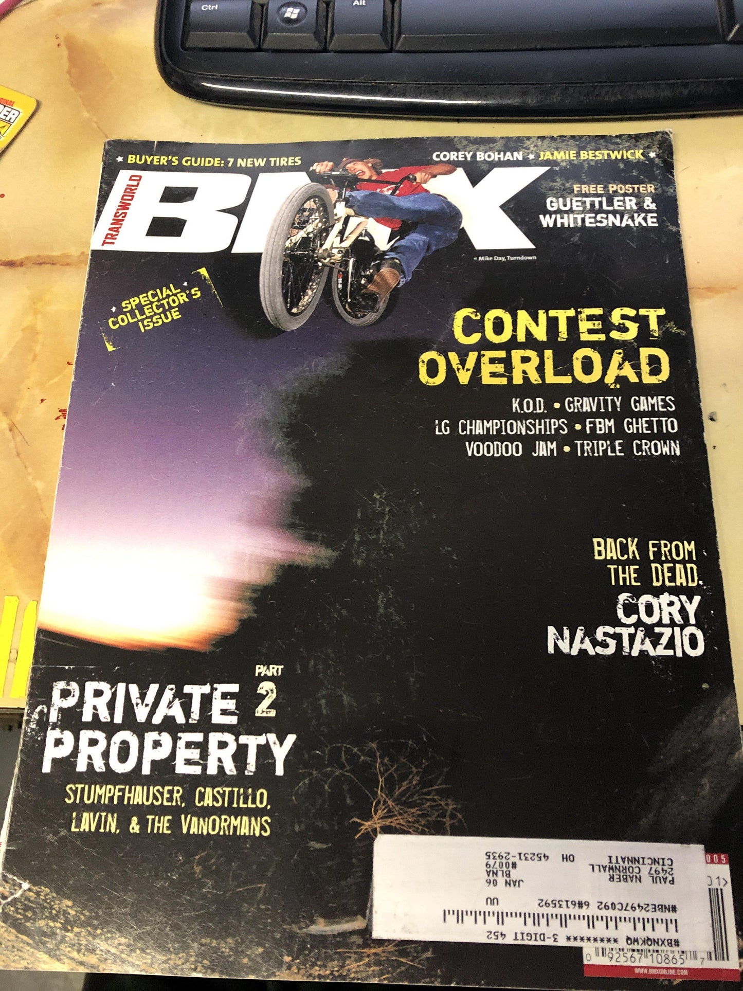 Transworld bmx magazine back issues 2004/5 - POWERS BMX