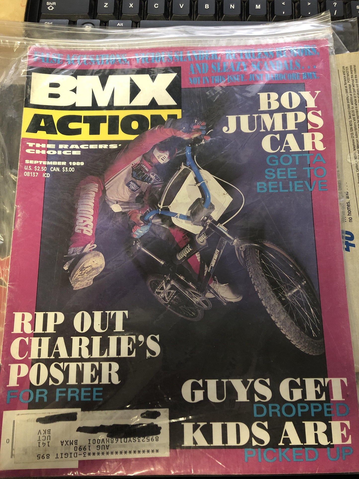 BMX Action magazine back issues 1989 - POWERS BMX