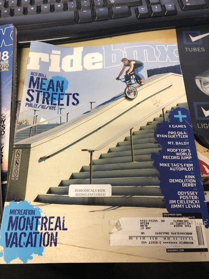 Ride BMX magazine Back issues 2005 - POWERS BMX