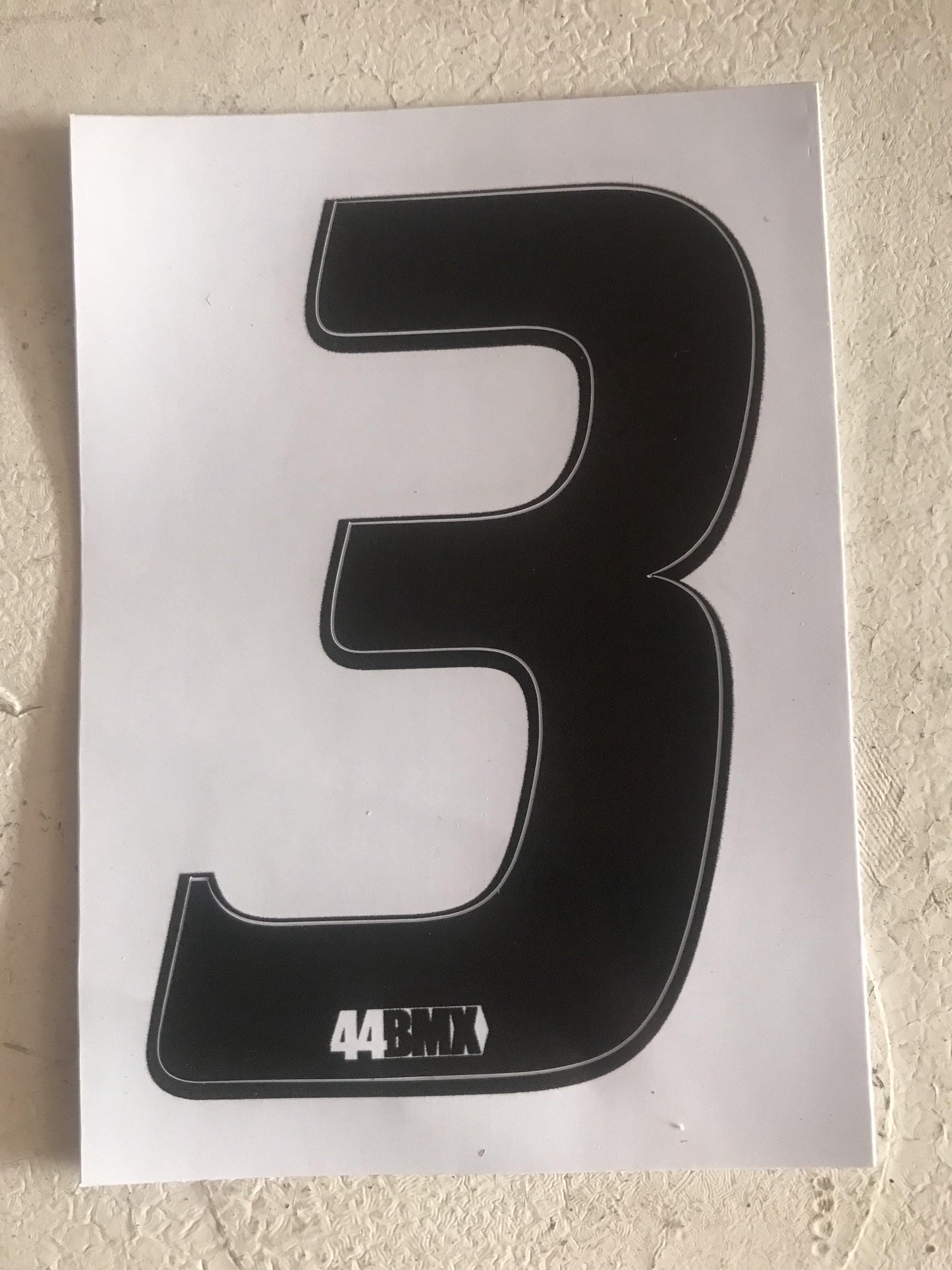 44BMX Number Plate Numbers - POWERS BMX