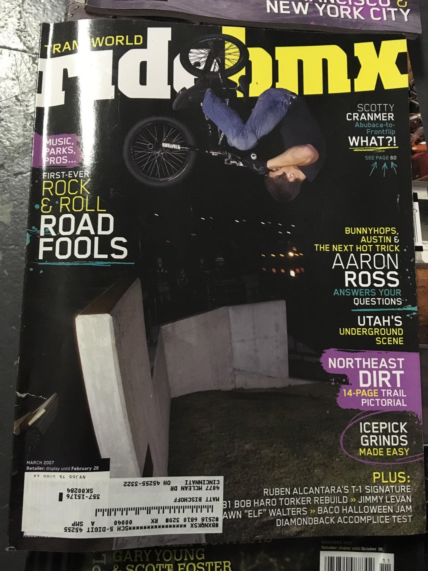 Ride Bmx magazine back issues 2007 - POWERS BMX