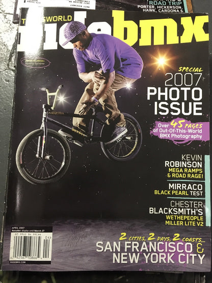 Ride Bmx magazine back issues 2007 - POWERS BMX