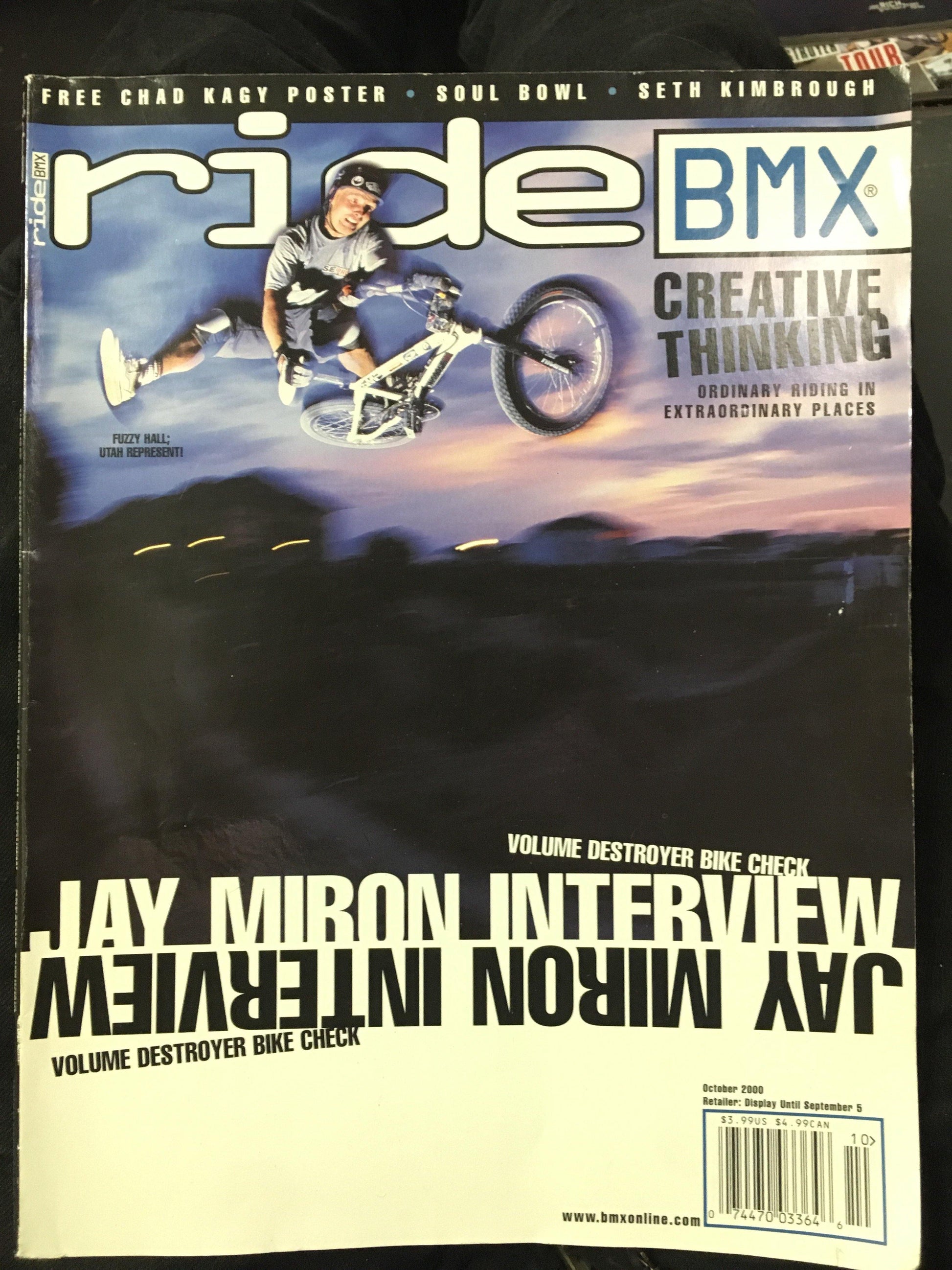 Ride BMX Magazine back issues 2000 - POWERS BMX