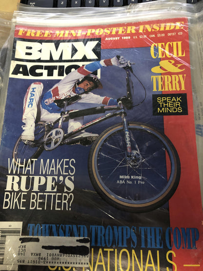 BMX Action magazine back issues 1989 - POWERS BMX