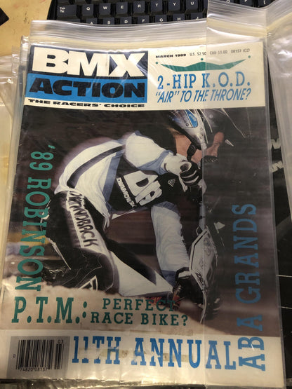BMX Action magazine back issues 1989 - POWERS BMX