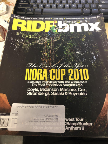 Ride BMX Magazine Back issues 2010 - POWERS BMX