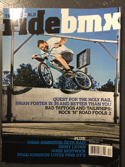 Ride Bmx magazine back issues 2007 - POWERS BMX