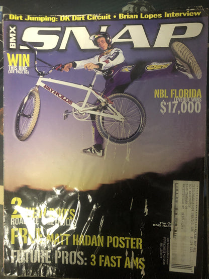 Snap BMX Magazine back issue 1998 - POWERS BMX