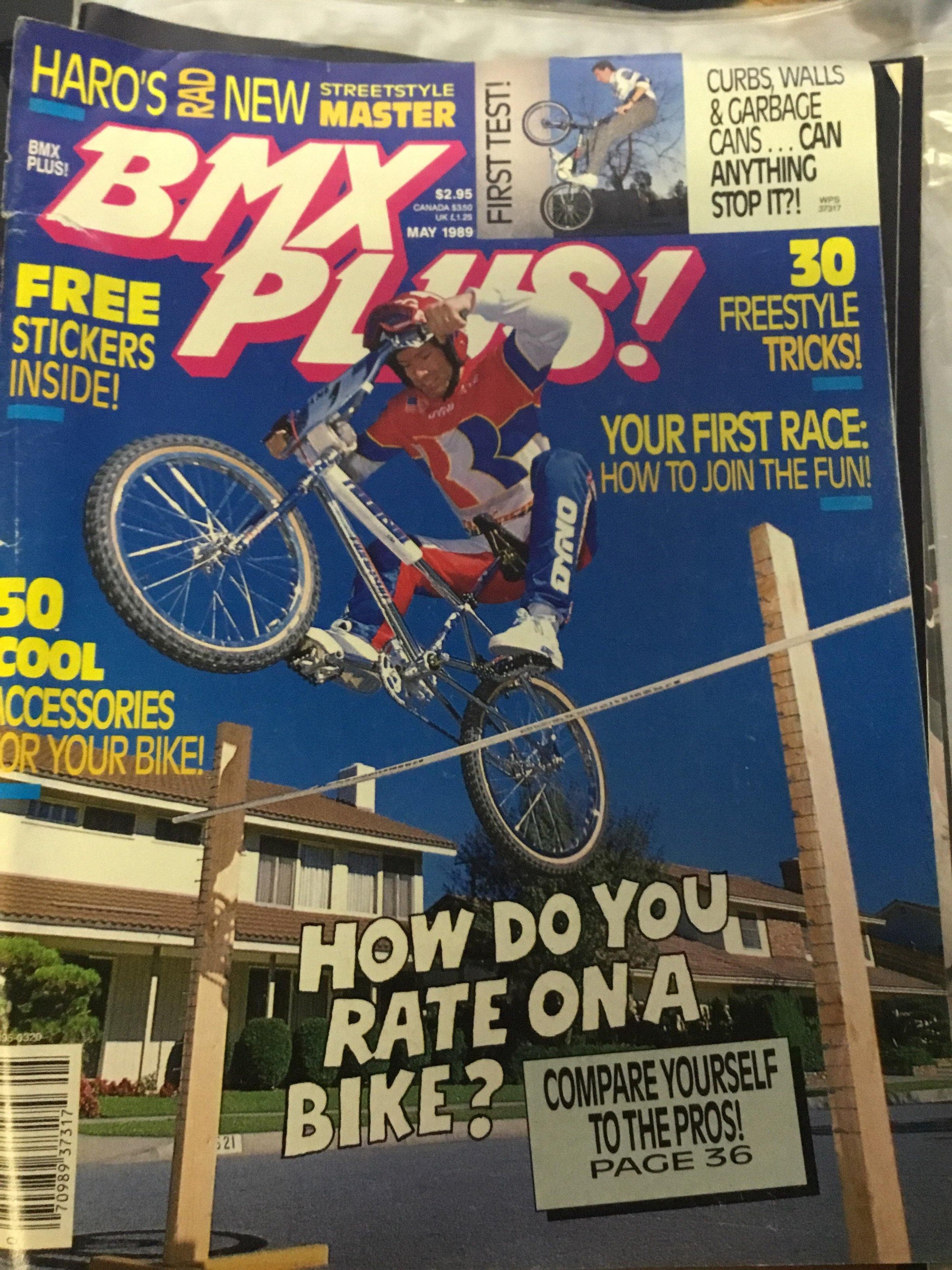 BMX Plus Magazine back issues 1989 - POWERS BMX