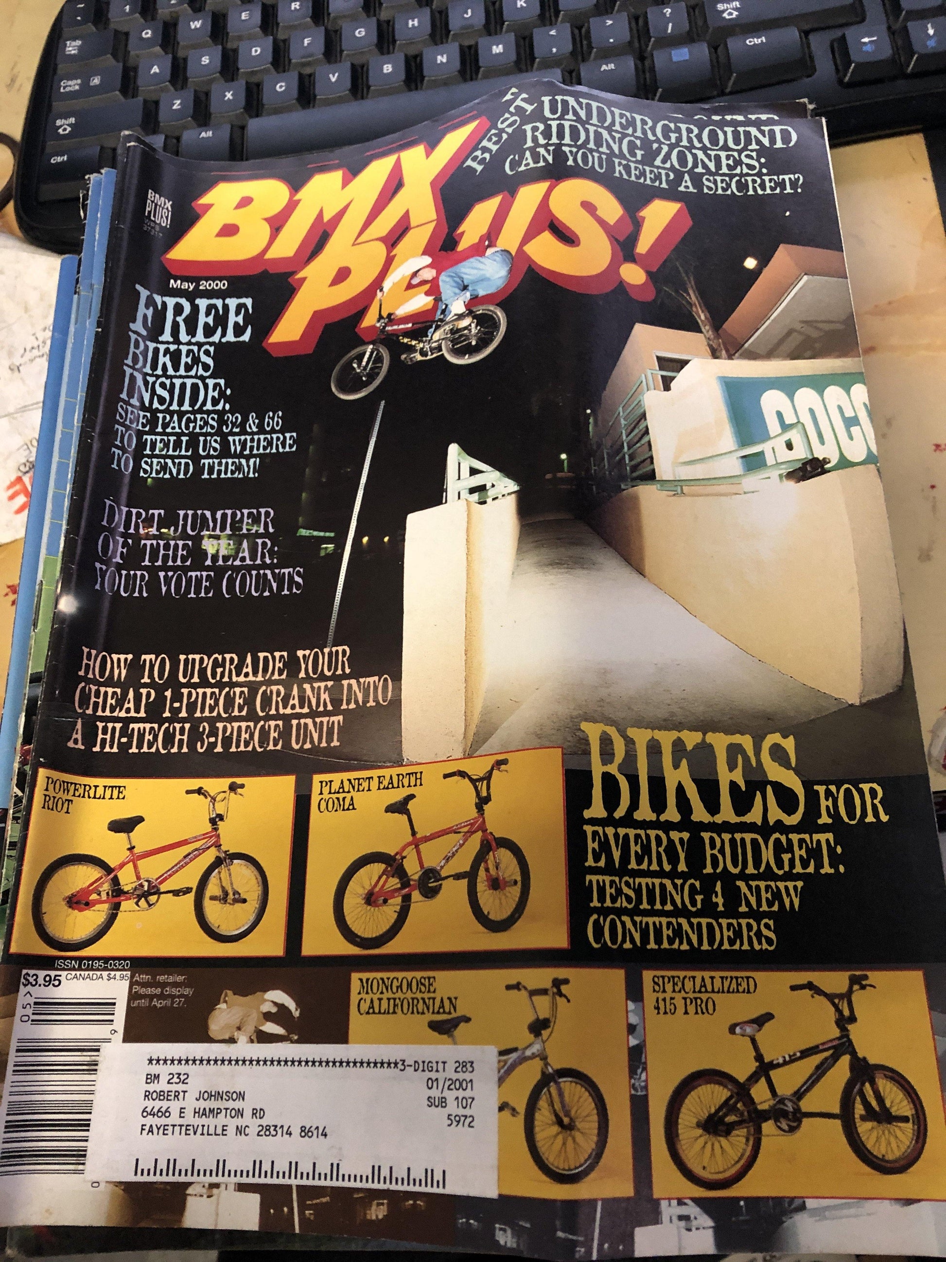 BMX Plus magazine back issues 2000 - POWERS BMX