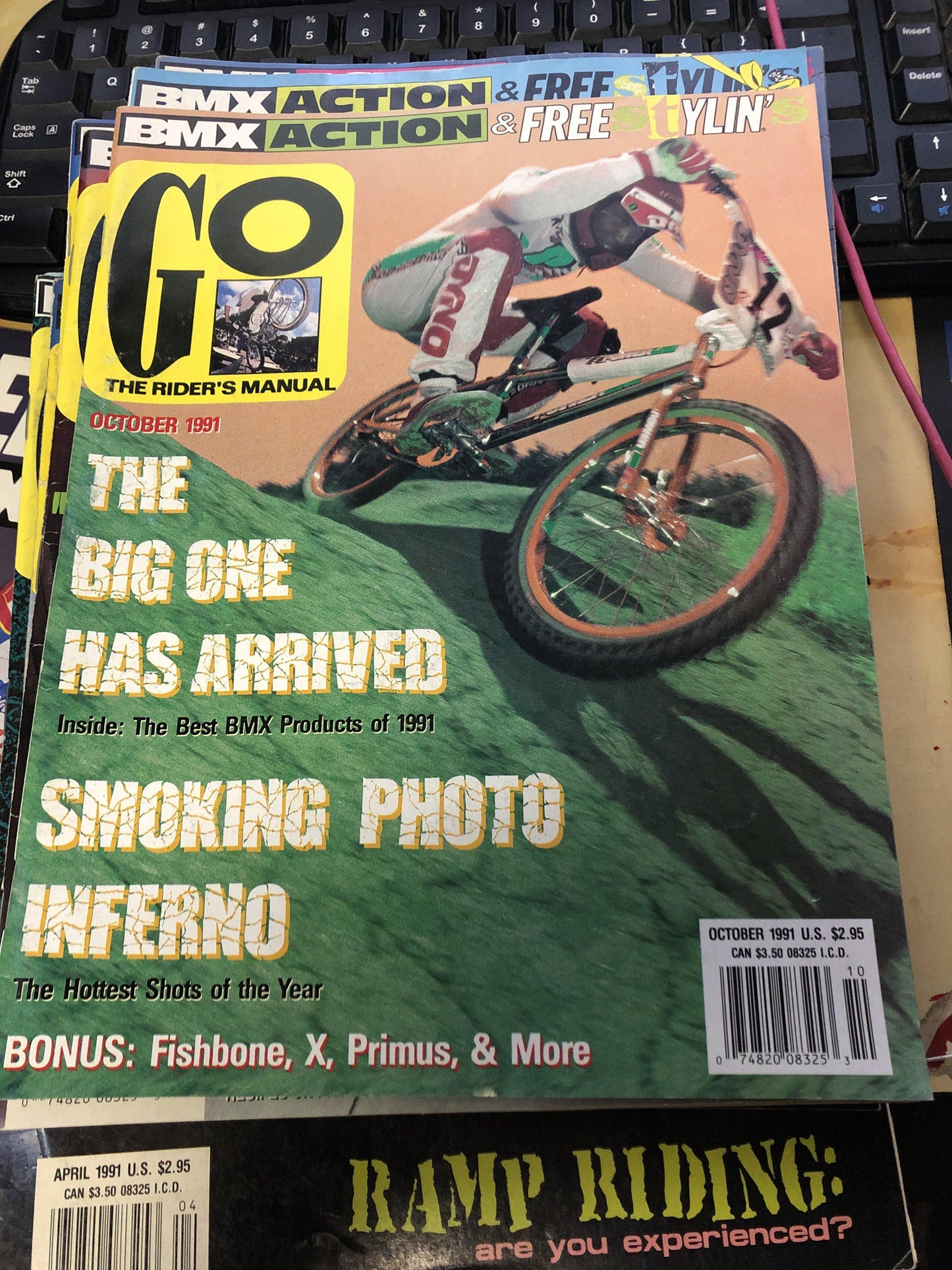 GO BMX Magazine 1991 back issues - POWERS BMX