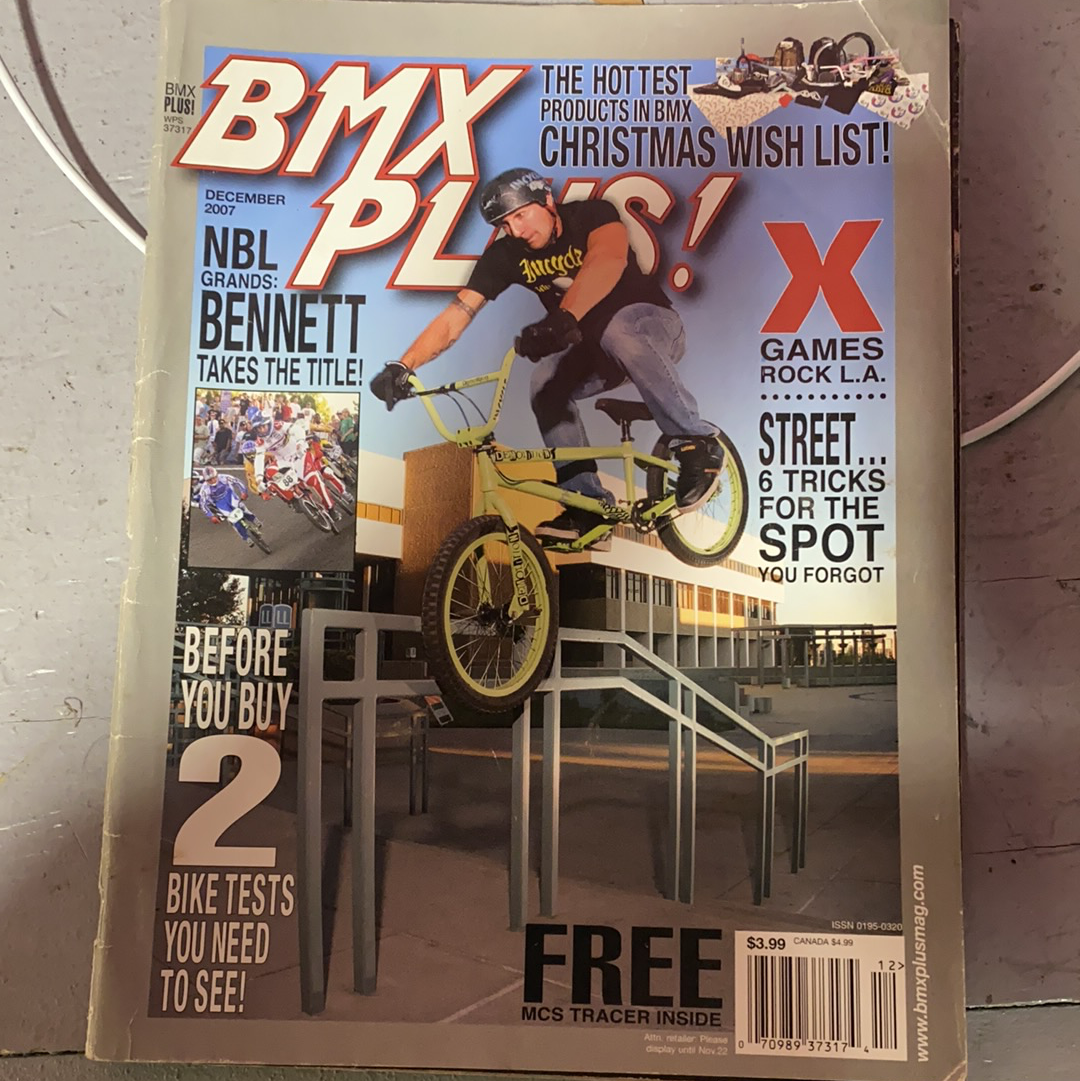BMX plus 2007 back issue - Powers Bike Shop