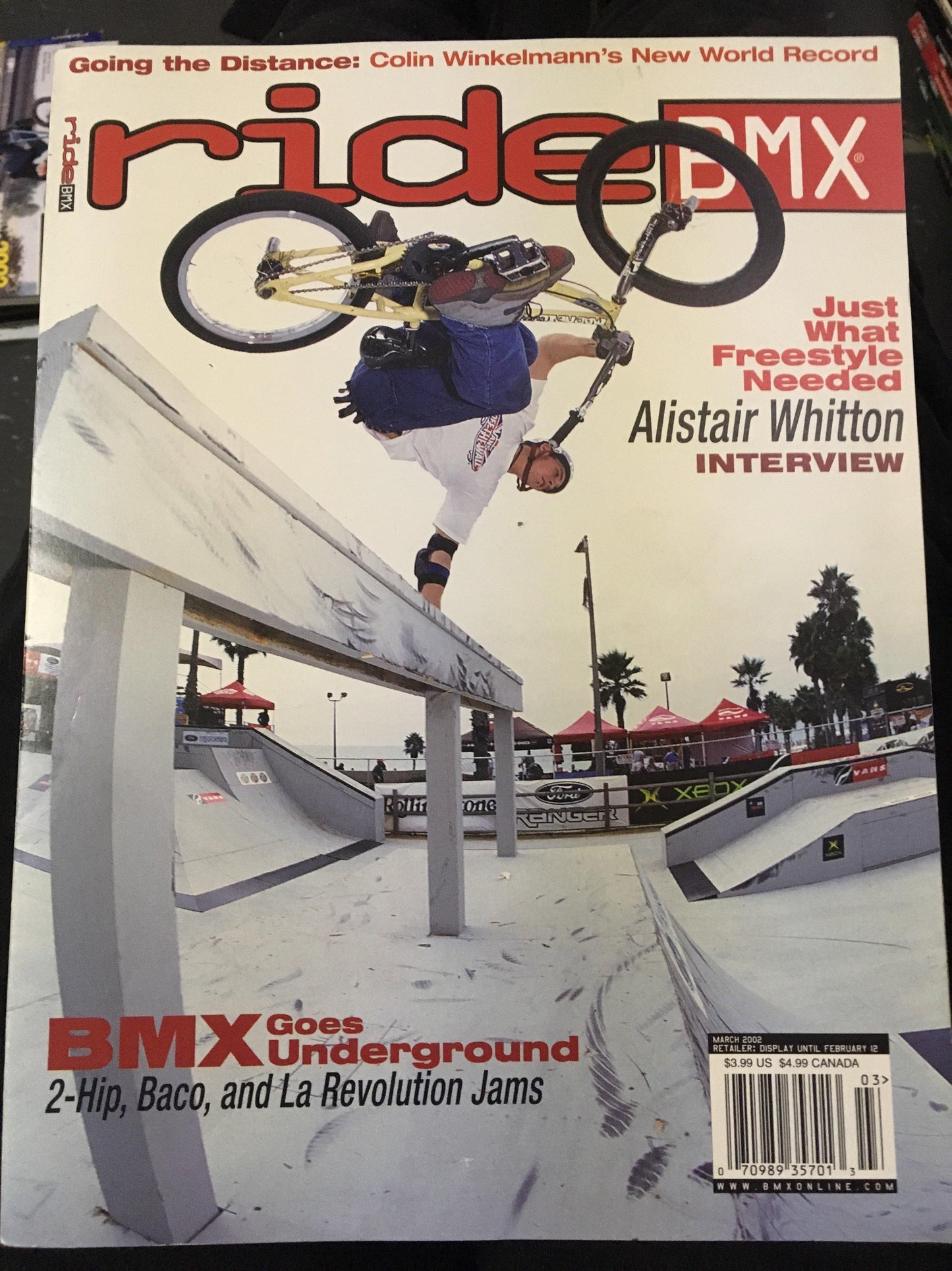 Ride BMX Magazine back issues 2002 - POWERS BMX