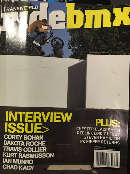 Ride Bmx magazine back issues 2007 - POWERS BMX
