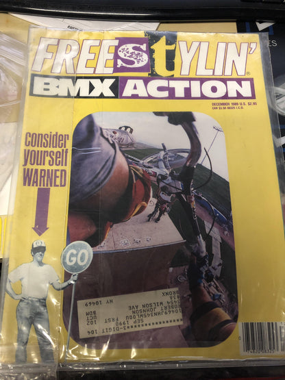 BMX Action magazine back issues 1989 - POWERS BMX