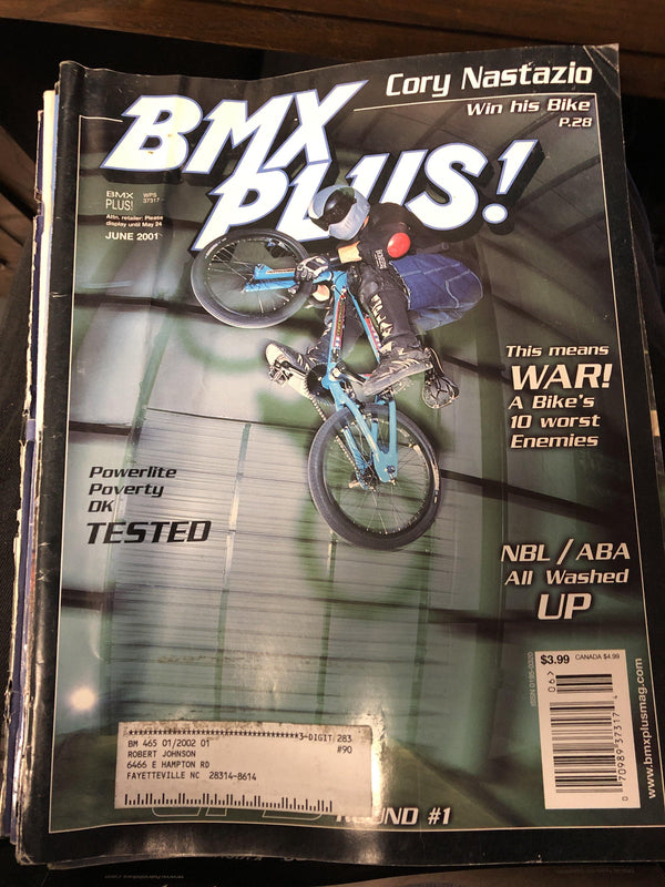 BMX Plus magazine back issues 2001 - POWERS BMX