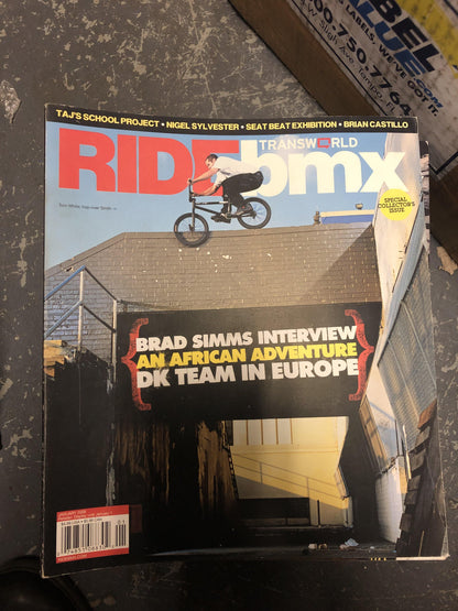 Ride BMX Magazine back issues 2008 - POWERS BMX