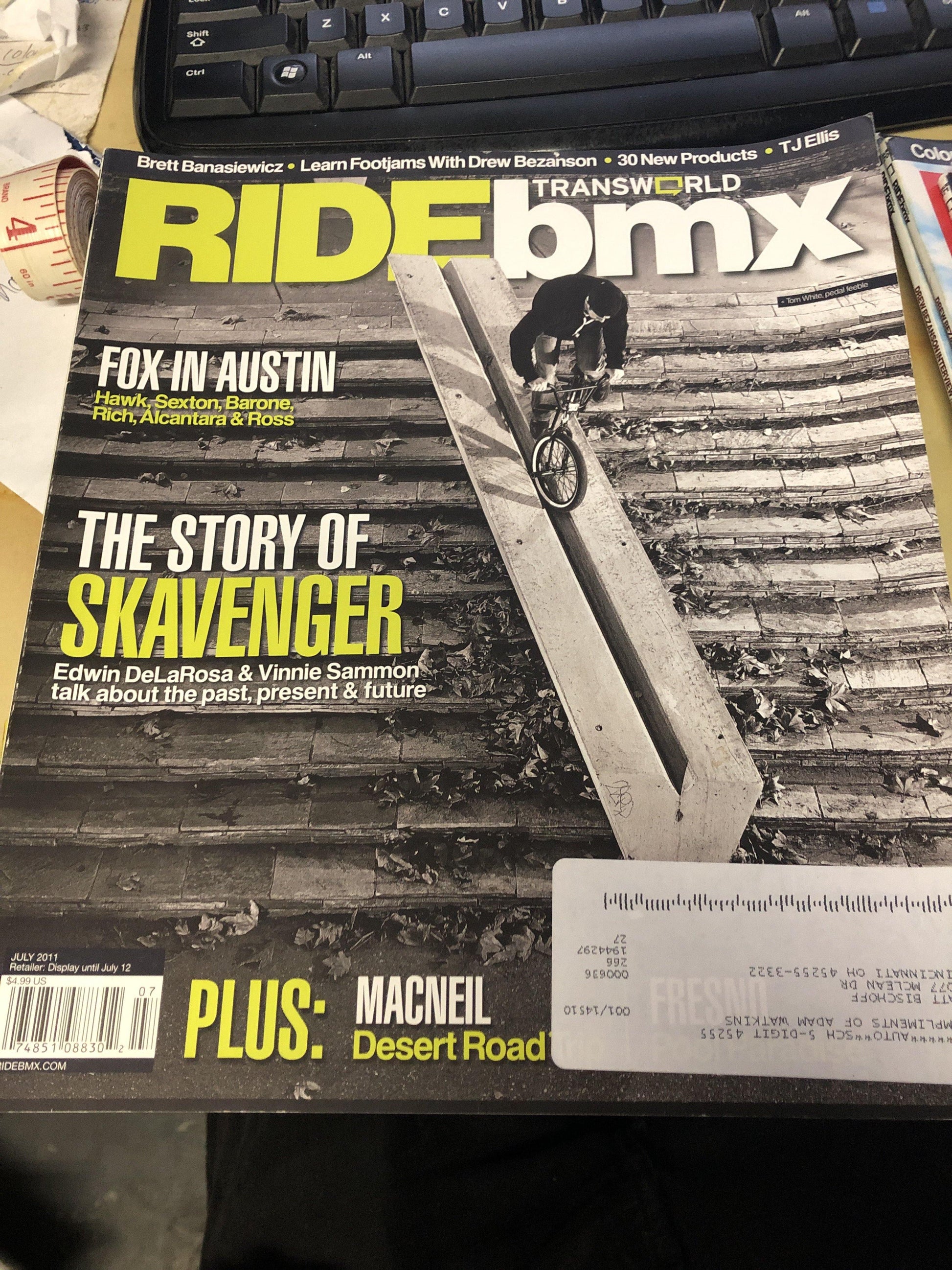 Ride BMX Magazine back issues 2011 - POWERS BMX