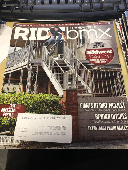 Ride BMX Magazine back issues 2012 - POWERS BMX