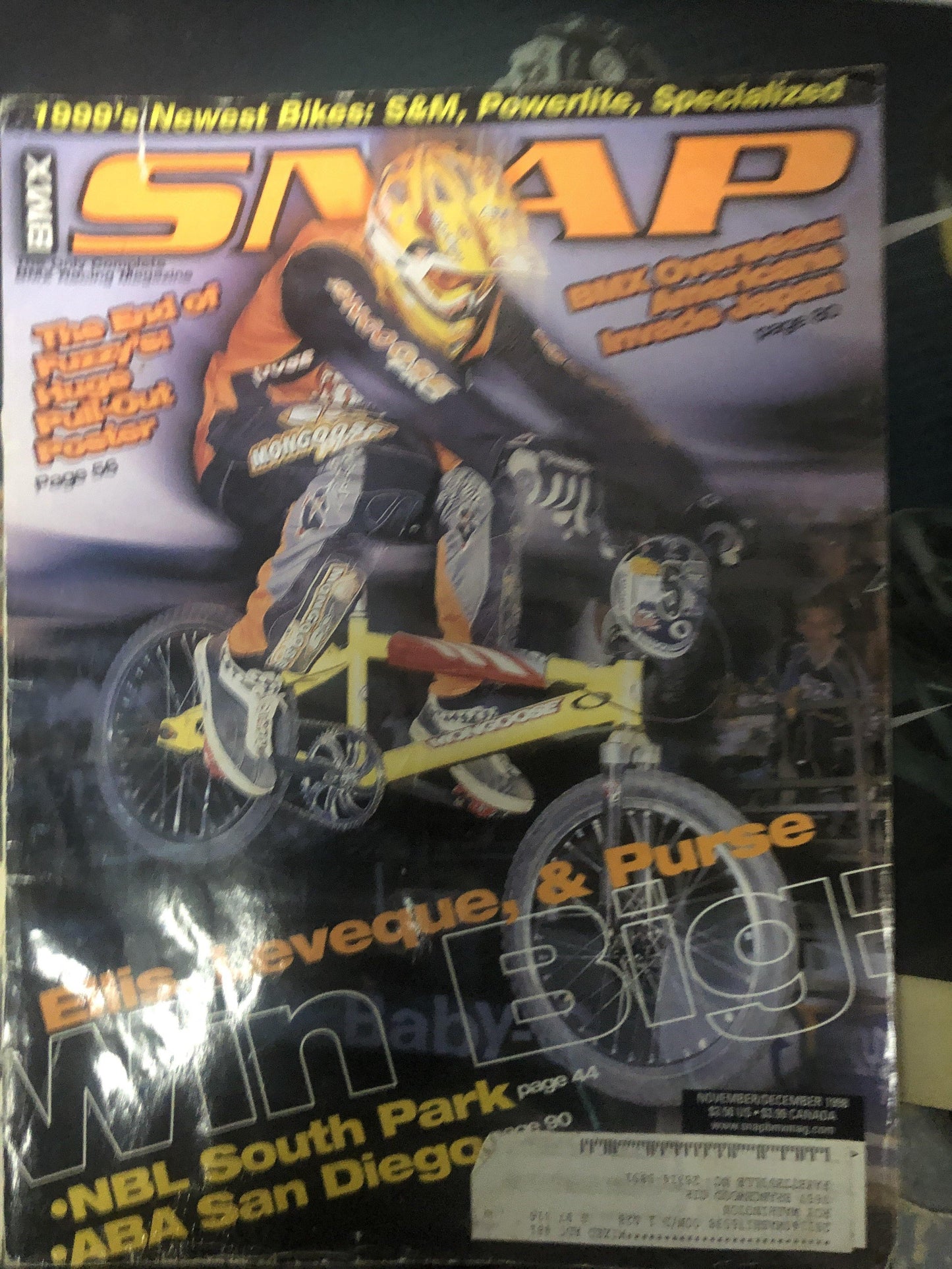 Snap BMX Magazine back issue 1998 - POWERS BMX