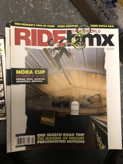 Ride BMX Magazine back issues 2008 - POWERS BMX