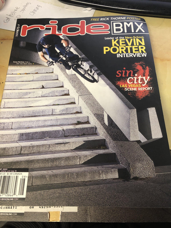 Ride BMX Magazine back issues 2003 - POWERS BMX