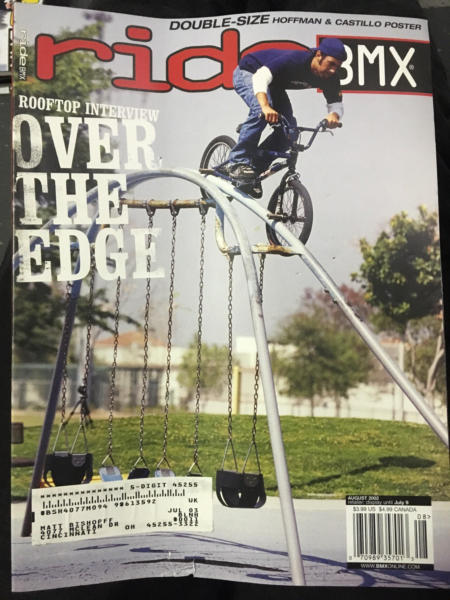 Ride BMX Magazine back issues 2002 - POWERS BMX