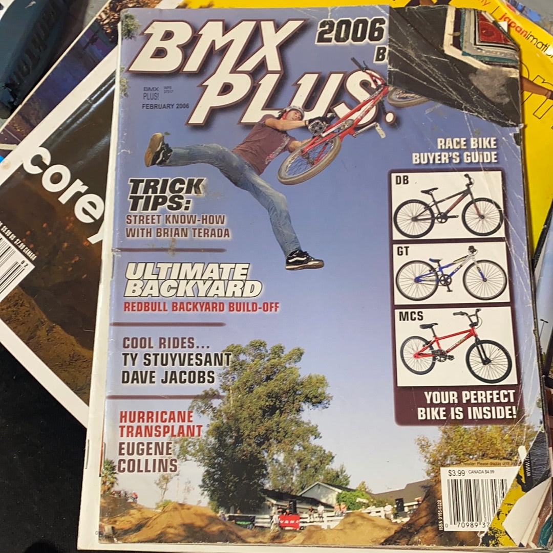 BMX plus magazine back issues 2006