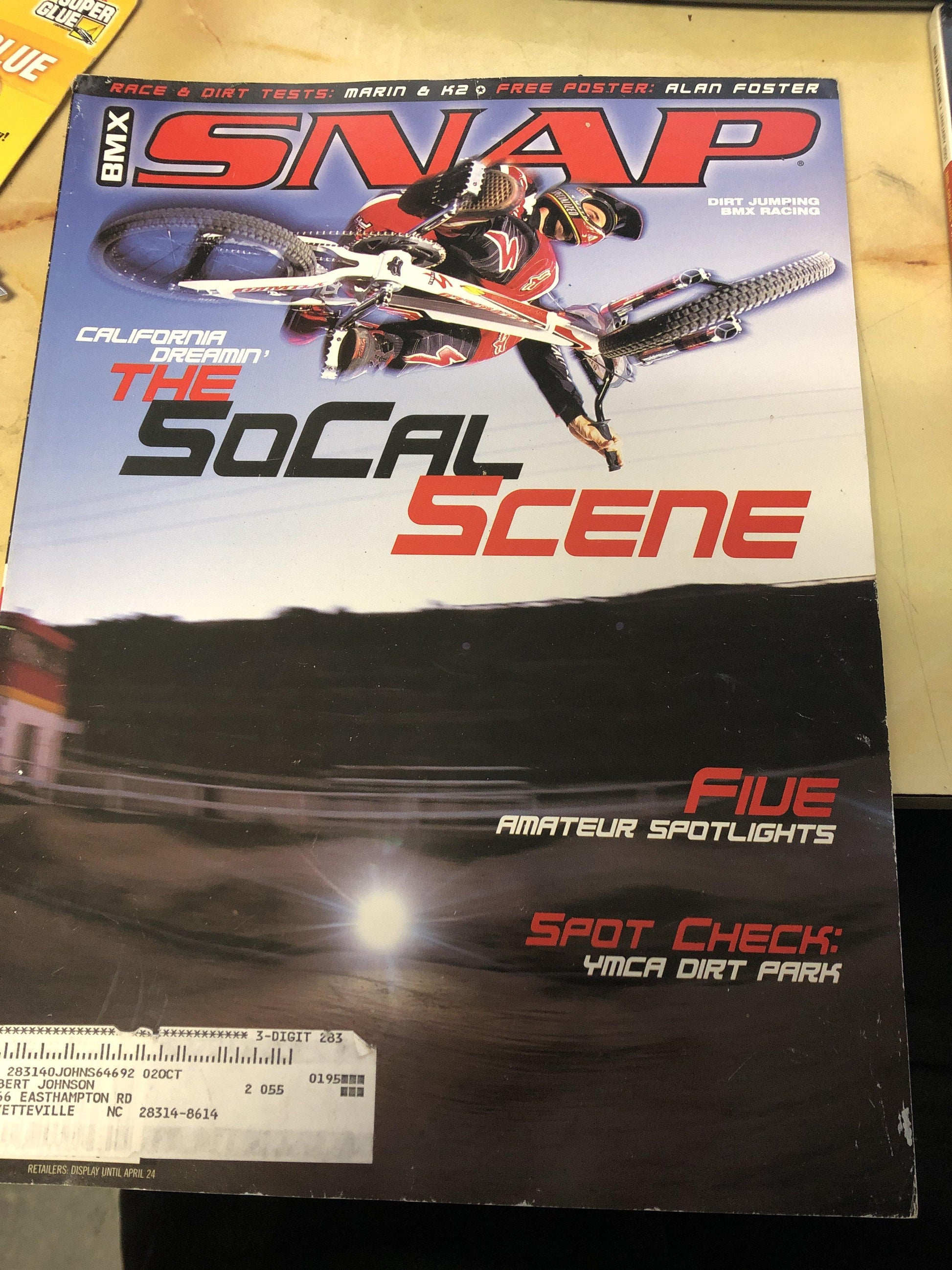 Snap BMX Magazine back issues 2001 - POWERS BMX