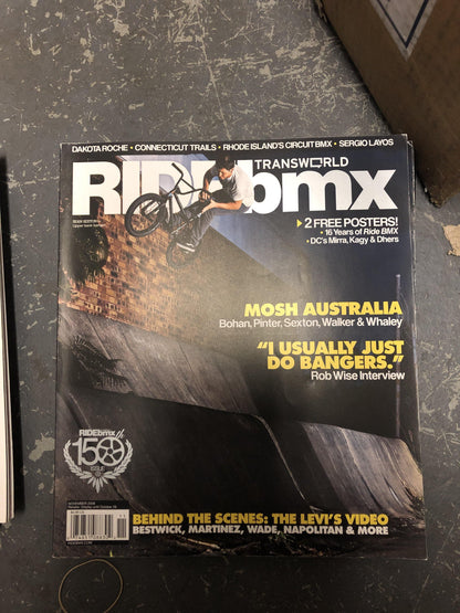 Ride BMX Magazine back issues 2008 - POWERS BMX