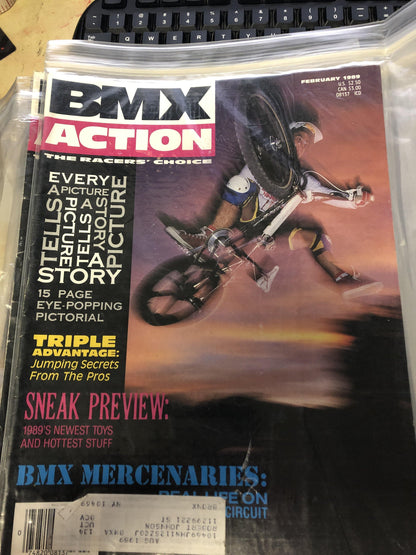 BMX Action magazine back issues 1989 - POWERS BMX