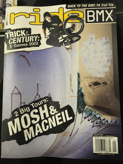Ride BMX Magazine back issues 2002 - POWERS BMX