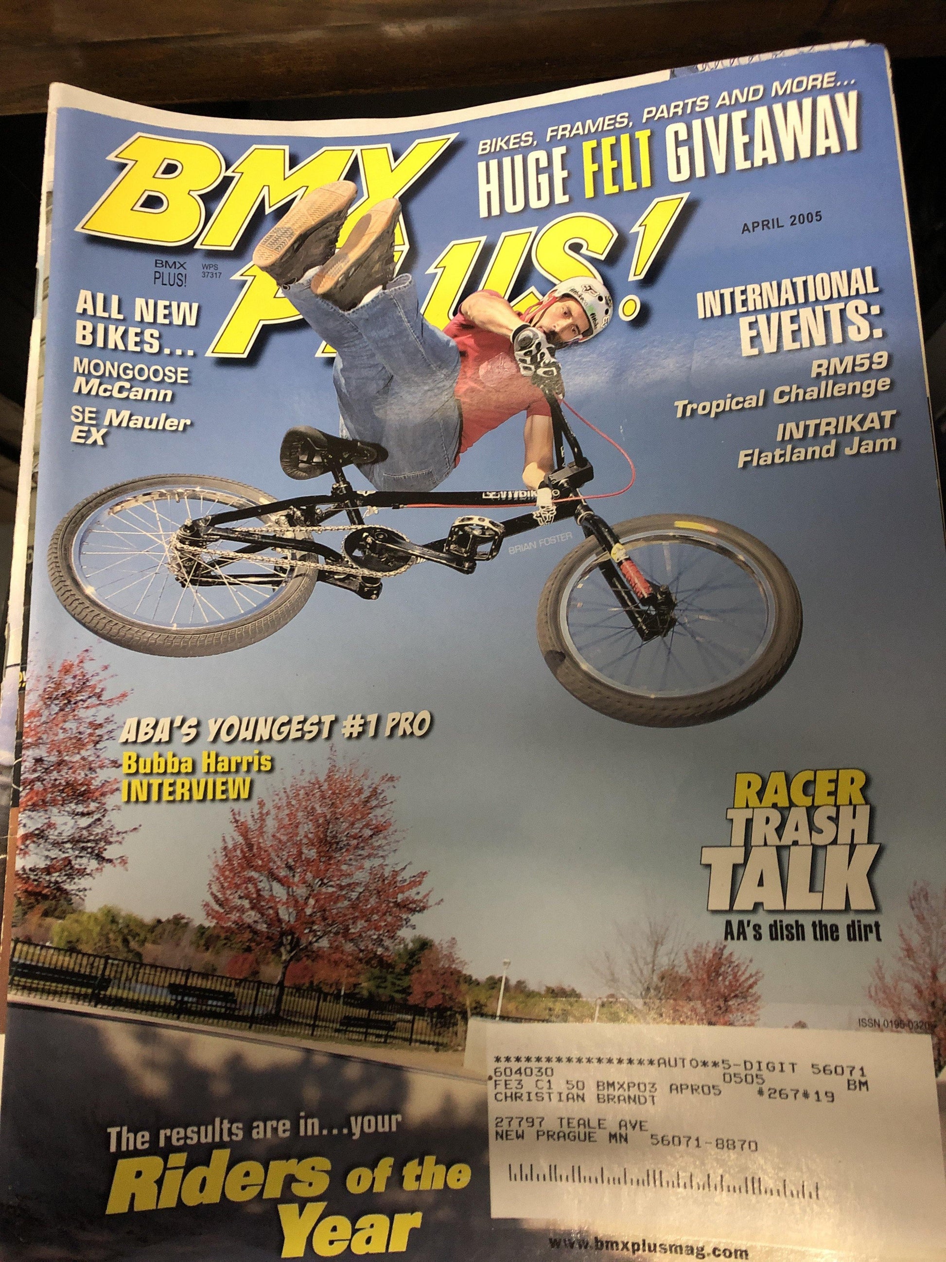 bmx plus magazine back issues 2005 - POWERS BMX