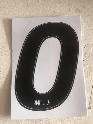 44BMX Number Plate Numbers - POWERS BMX