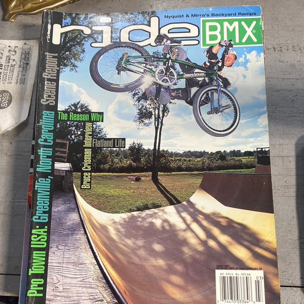 Ride Bmx magazine back issues 2001
