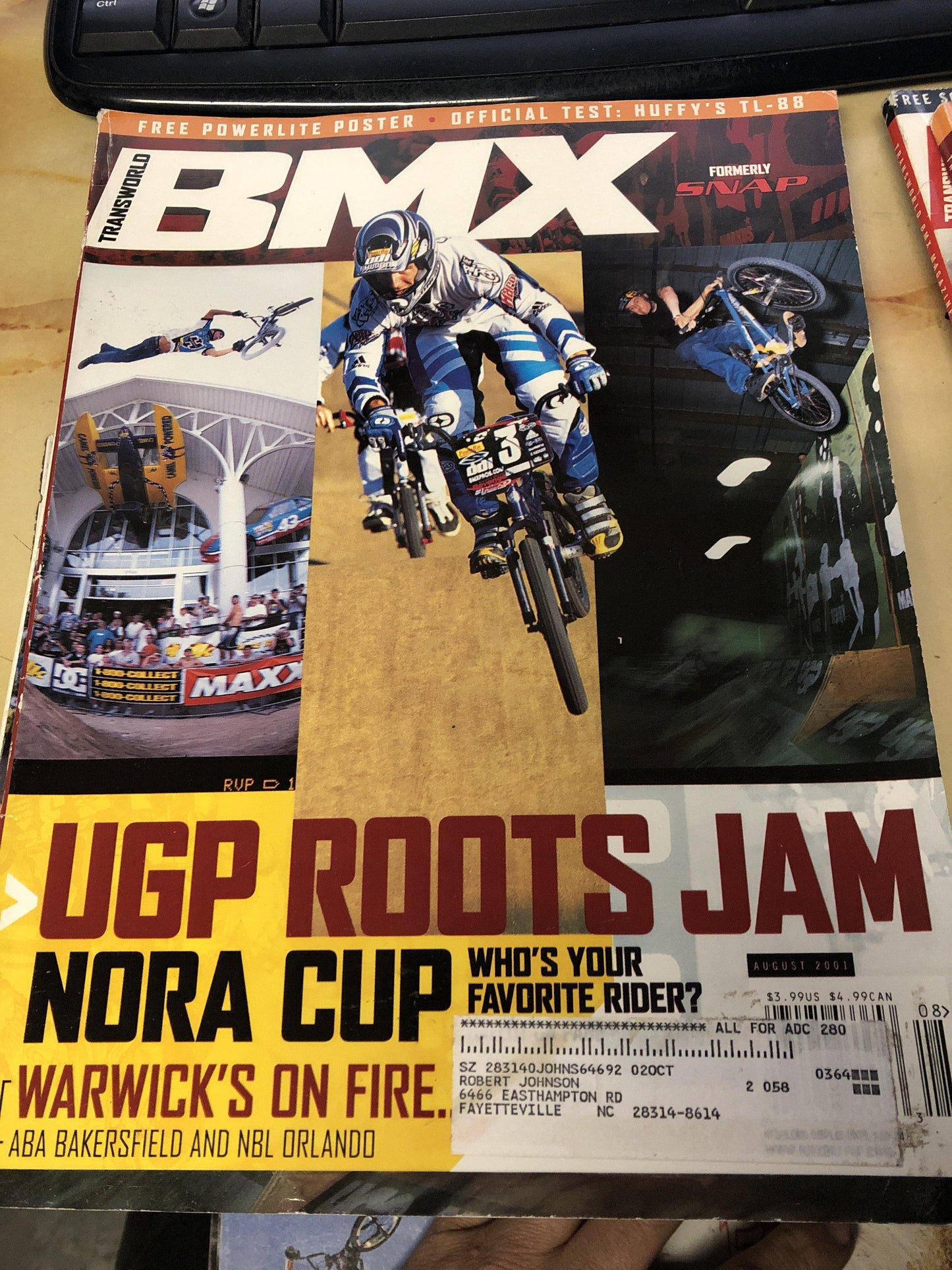 Transworld bmx magazine back issues 2001 - POWERS BMX