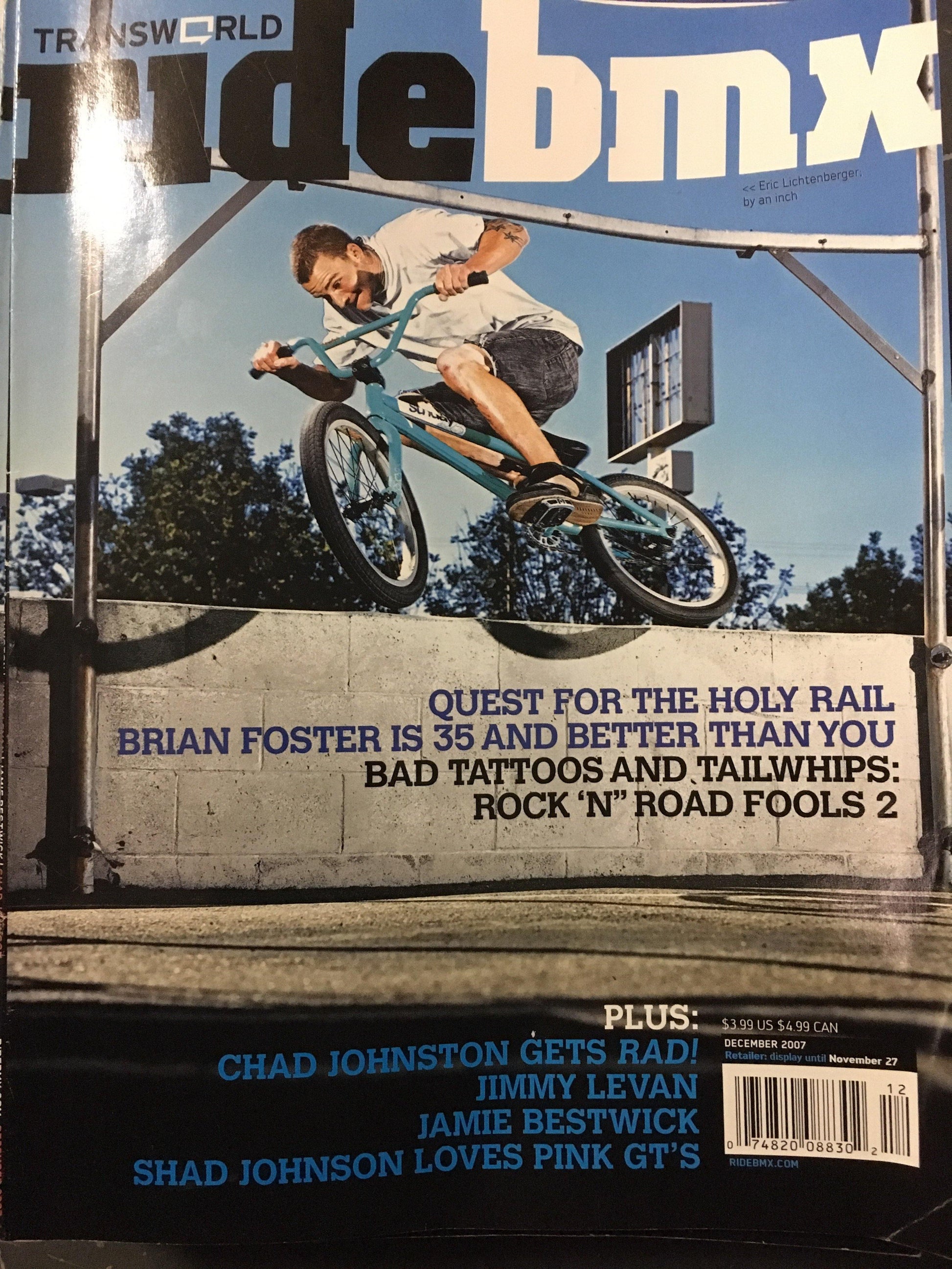 Ride Bmx magazine back issues 2007 - POWERS BMX