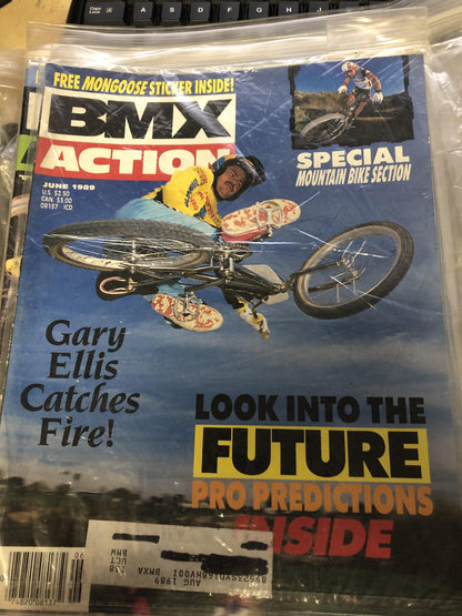 BMX Action magazine back issues 1989 - POWERS BMX